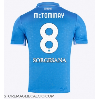 SSC Napoli Scott McTominay #8 Maglia Gara Casa Repliche 2024-25